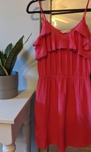 Rebecca Taylor hot pink dress